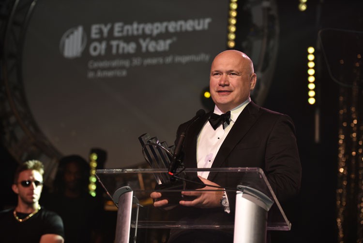 Sergey Gorlov durante un discurso en EY Entepreneur 2016